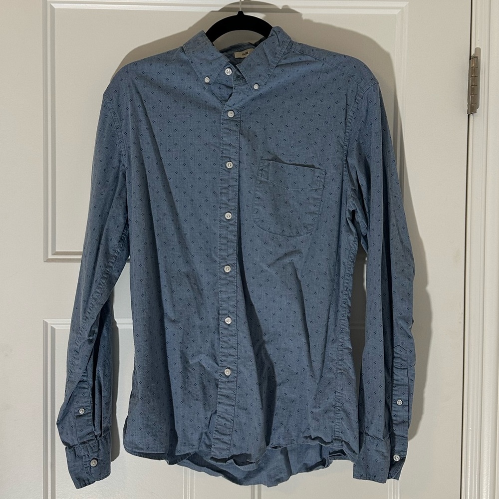 Slim fit LS button down